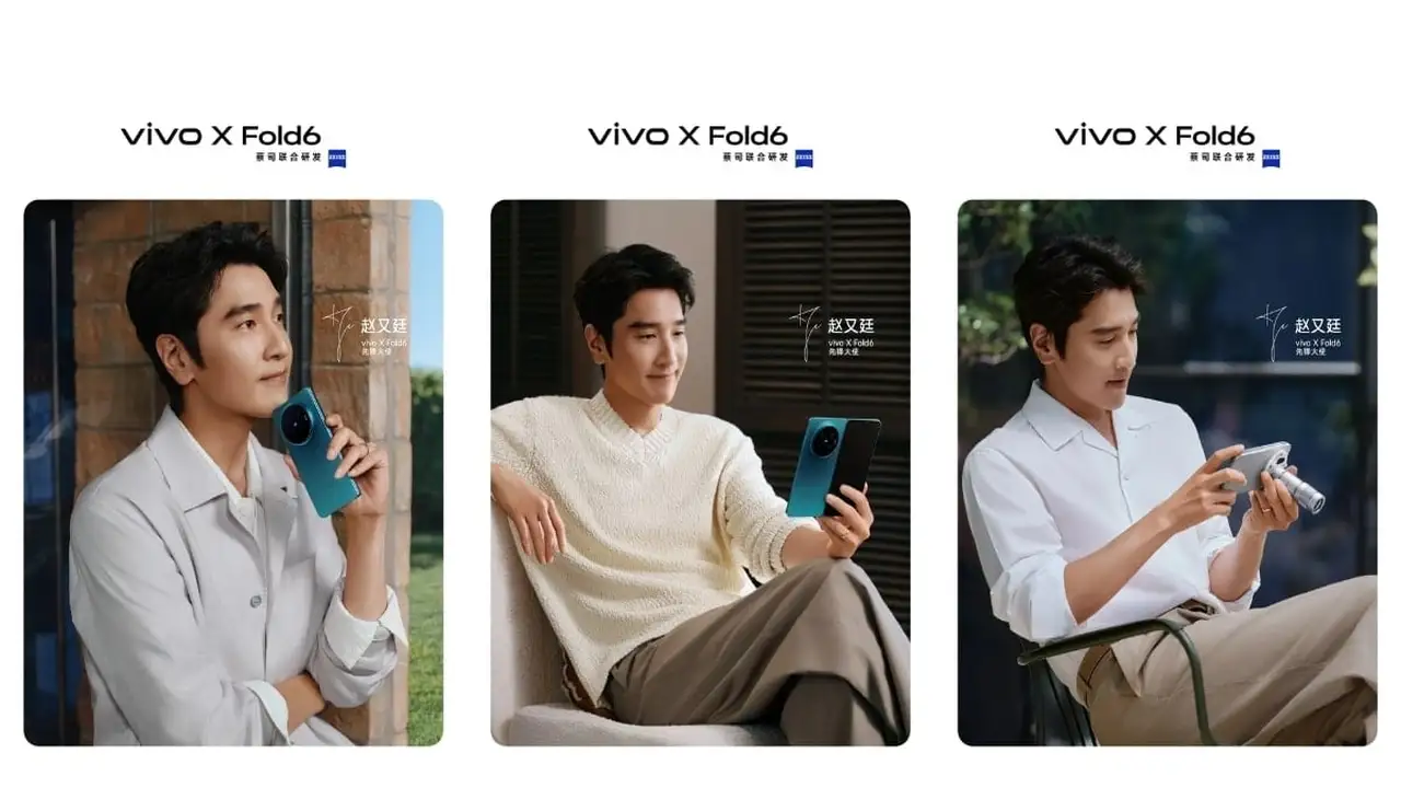 هاتف vivo X Fold6 يأتي بكاميرا 200 ميجابكسل وملحق ZEISS للتكبير